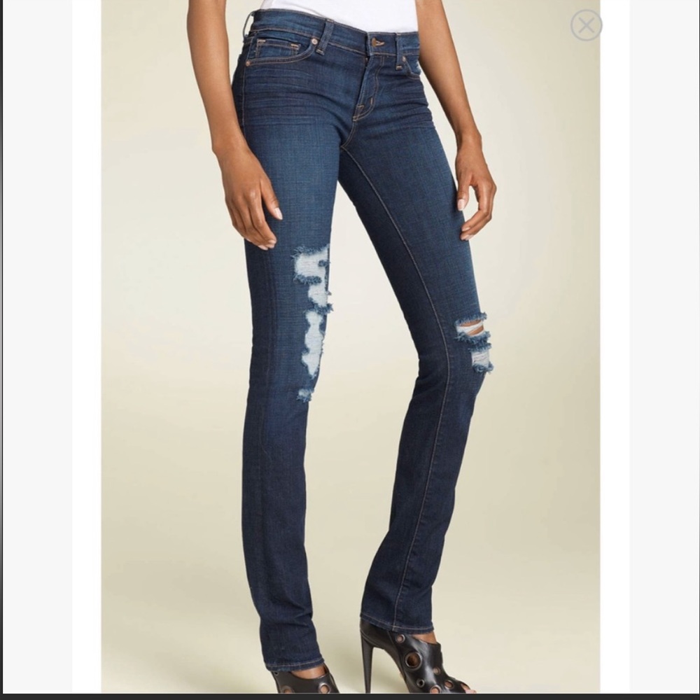 J Brand 912 skinny torn jeans size 26